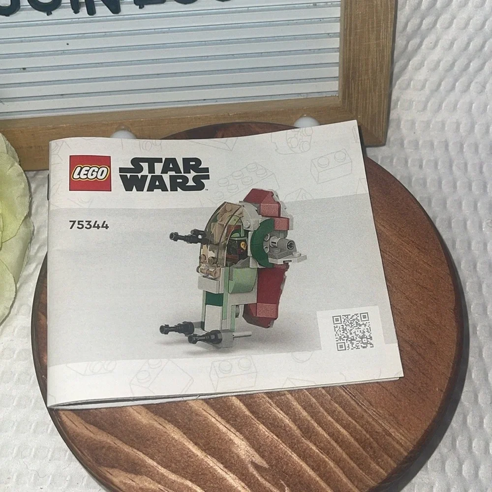 LEGO Star Wars Boba Fett's Starship Microfighter 75344 Instruction Manual Only